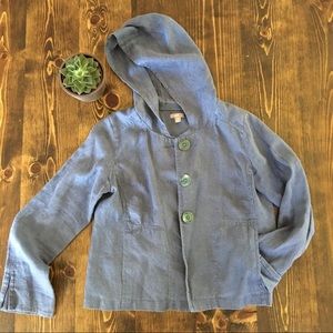 J. Jill - Blue Hemp Coat